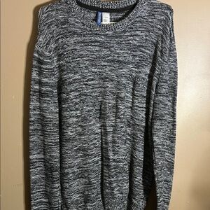 Long oversized drop shoulders sweater cotton large